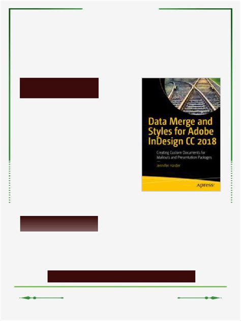 Data Merge And Styles For Adobe Indesign Cc 2018 Creating Custom Documents For Mailouts And Presentation Packages