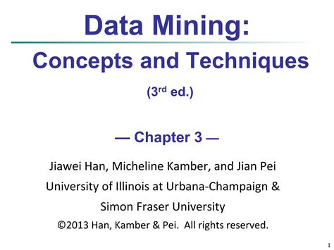 Data Mining Concepts Techniques 3rd Edition Solution Manual