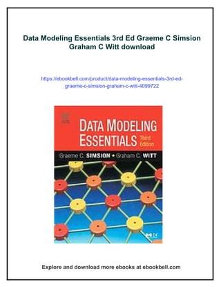 Data Modeling Essentials 3rd Edition