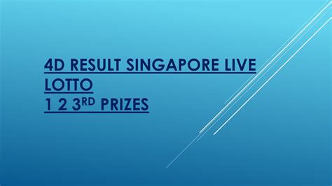 data result sgp 3 prize