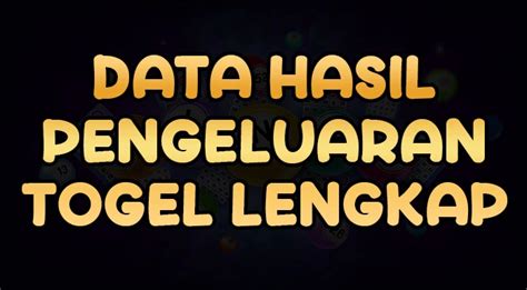 data sgp paito togel