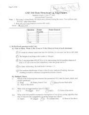 data structures exam solutions