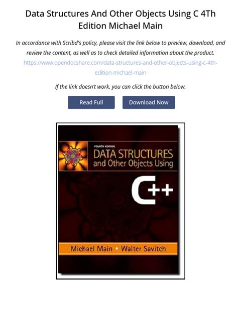 Data Structures Michael Main