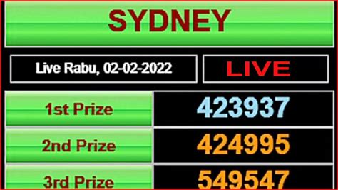 data sydney pools today live draw