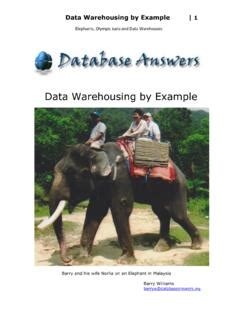 data warehousing by example database answers