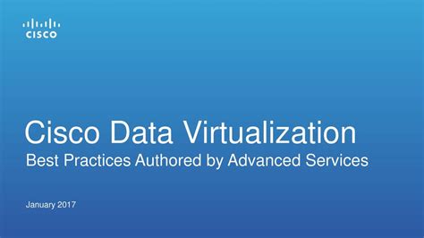 Read Online Data Abstraction Best Practices With Cisco Data Virtualization 