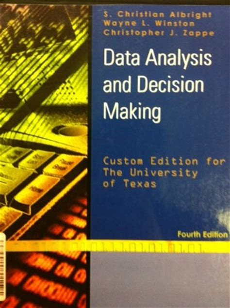Download Data Analysis And Decision Making 4Th Edition Solutions 