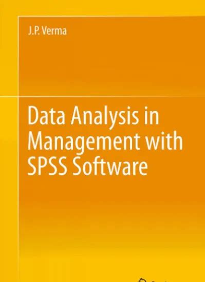 Read Online Data Analysis In Management With Spss Software 
