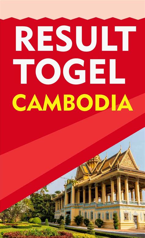 DATA CAMBODIA 4D - Live Result Cambodia: Live Draw Cambodia Tercepat Hari Ini