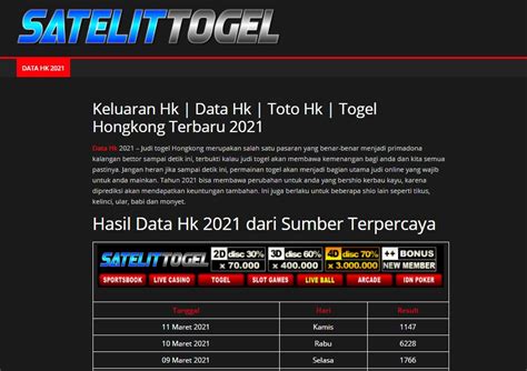 DATA HK 2021 - data pengeluaran hongkong 2021 lengkap - Pengeluaran HK: Data