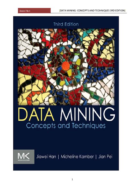 Read Online Data Mining Concepts Techniques 3Rd Edition Manual 