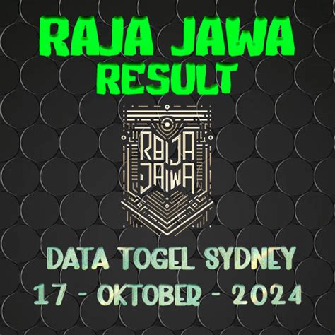 DATA SDY 2024 - Data SDY - Data Sydney - Keluaran Sidney Terbaru