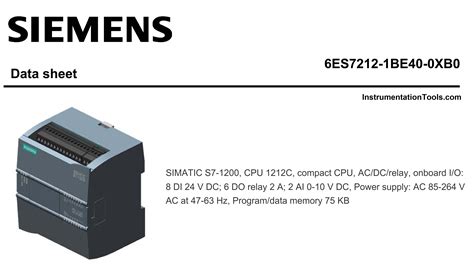 Download Data Sheet Siemens 