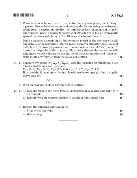 Read Data Warehousing And Mining Previous Question Papers 