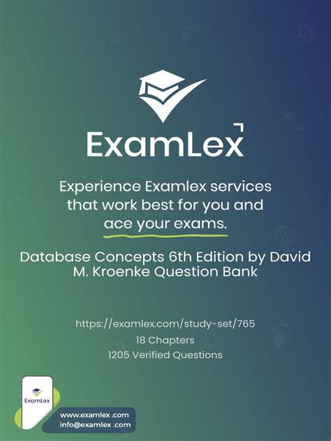 Database Concepts 6th Edition David M Kroenke