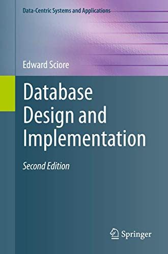 Database Design And Implementation Sciore Solutions