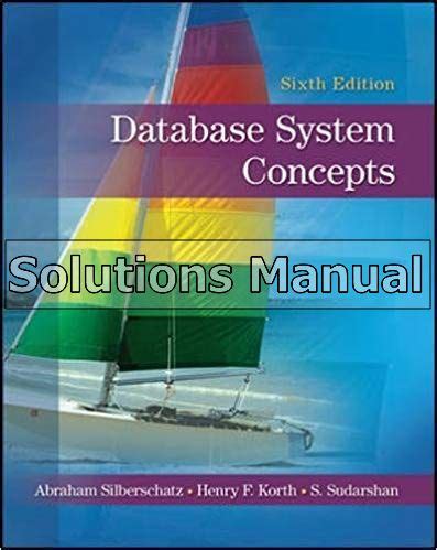 Database System Concepts 6th Solutions