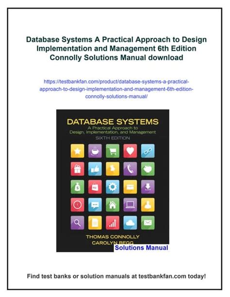 Database Systems Connolly Exercises Solutions Fourth Edition