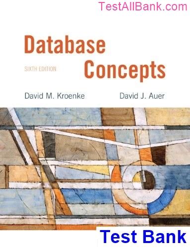 Download Database Concepts Kroenke 6Th Edition 