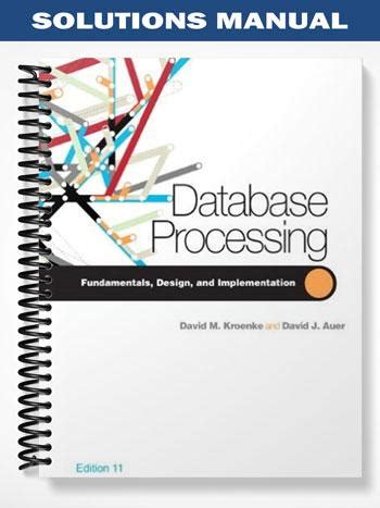 Full Download Database Processing Kroenke 11Th Edition Solutions 
