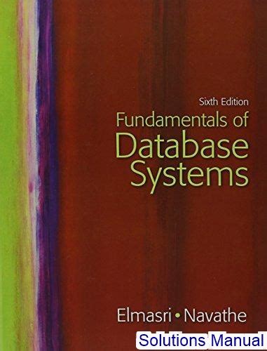 Read Database Systems Solution Manual Sixth Edition 