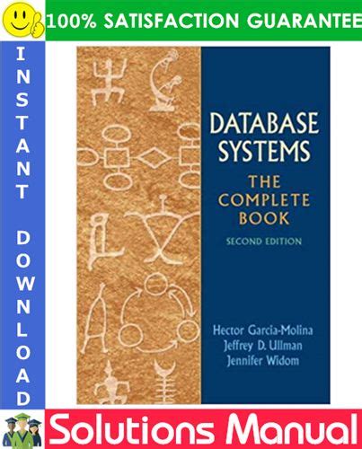 Read Online Database Systems The Complete Book 2Nd Edition Solutions Manual Free 