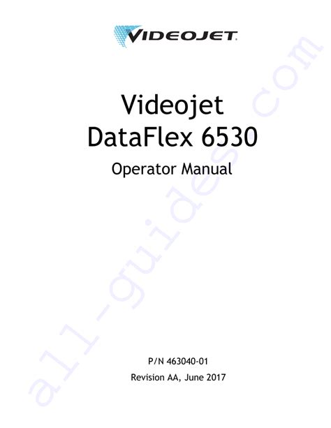 dataflex 2 operator manual videojet