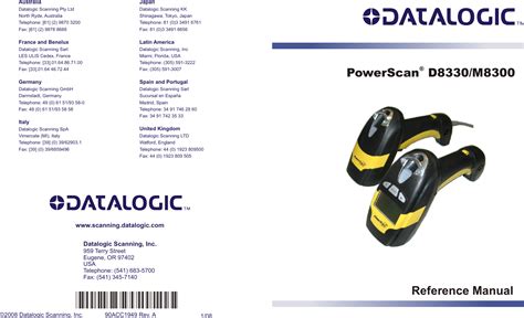 Read Datalogic Powerscan Manual 