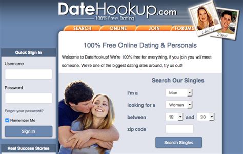 date hookup sign in
