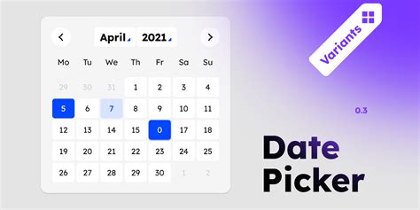 date picker try Figma Community