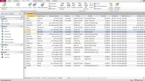 Datenbank Mit Access