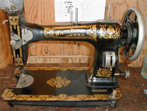 dating a white rotary sewing machine