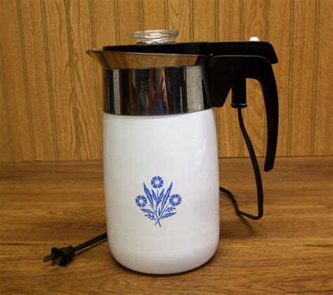 dating corningware cornflower electric coffee pot