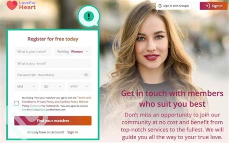 dating site registration