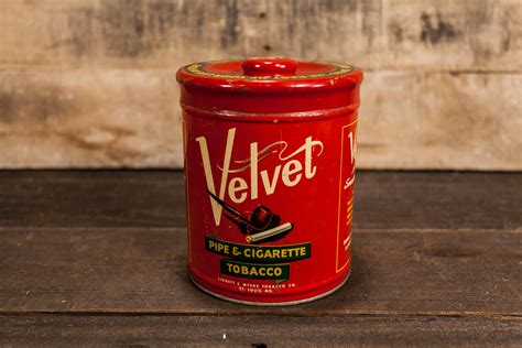 dating velvet tobacco tins usa