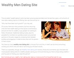 dating websites for the wealthy