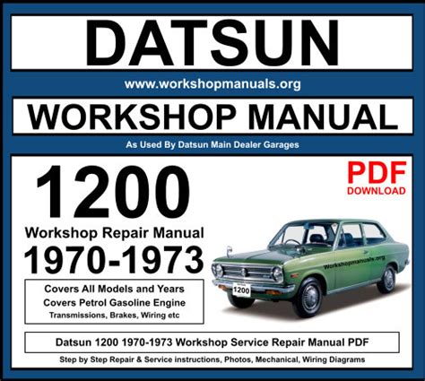 datsun 1200 manual