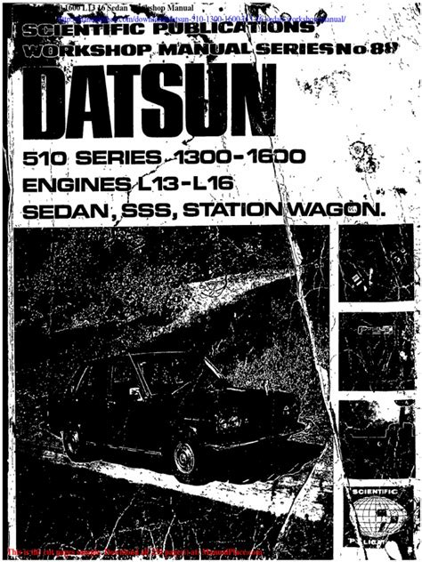 Datsun 510 Workshop