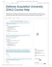Dau Sys 101 Answers