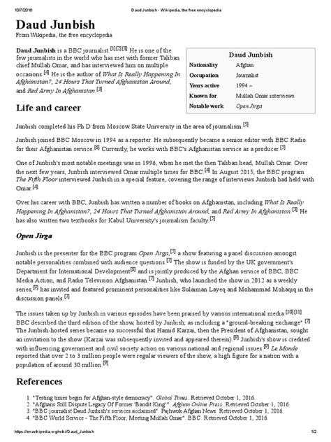 daud junbish biography