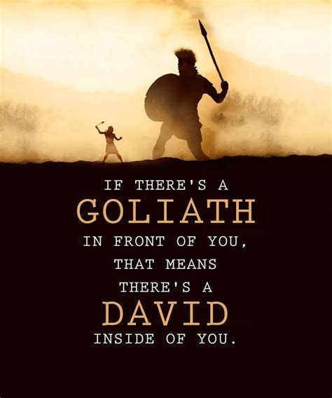 David And Goliath Quote