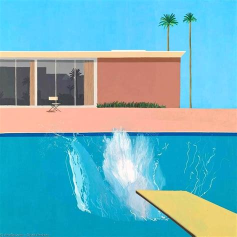 David Hockney A Big Splash By Jennifer Dowd Publication