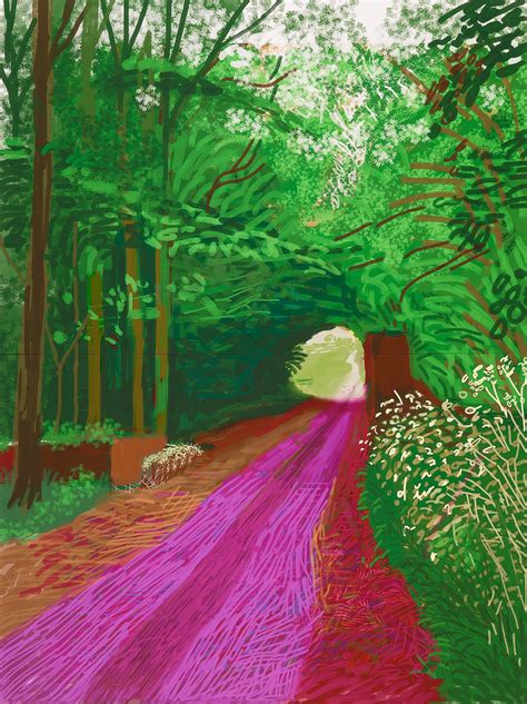 david hockney artwork abstract