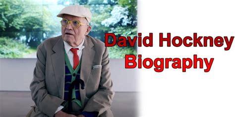 david hockney work biography format
