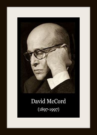 david mccord biography