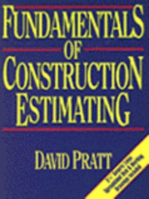 david pratt fundamentals of construction estimating