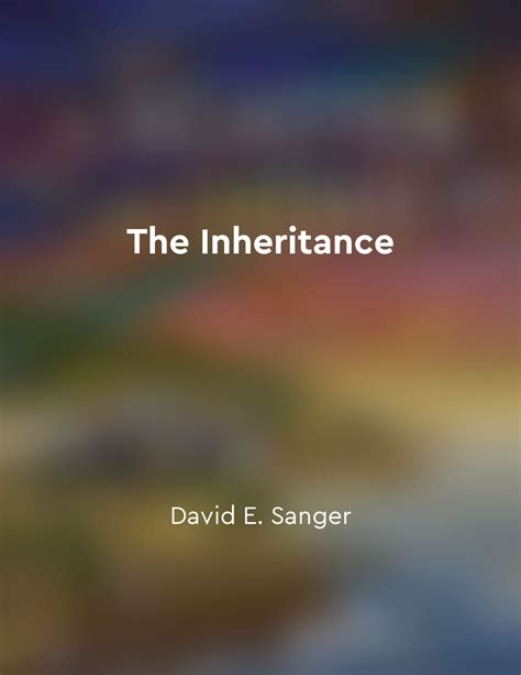 david sanger the inheritance
