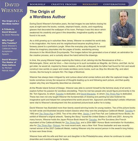 david weisner biography