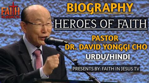 david yonggi cho biography of donald