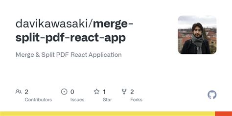 davikawasaki/merge-split-pdf-react-app - Github